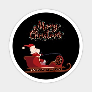 Merry Christmas Santa Funny Ugly Xmas Ugly Christmas Magnet